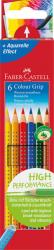 Faber-Castell  COLOUR GRIP 2001 Farbstifte 6er Etui, sortiert 