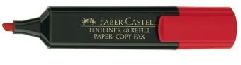 Textmarker/Textliner 48 Refill 1-5mm, rot 