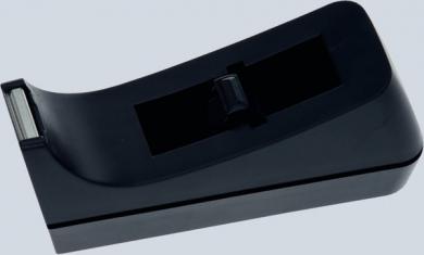 Büroring Klebefilm-Tischabroller aus Kunststoff,ungefüllt, schwarz, 