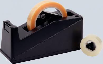 Tischabroller f 66/33m bis 25mm standfeste Ausfertigung schwarz 