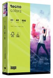 Kopierpapier Tecno colors A3 80g. leuchtgrün VE 1 Packung 500 Blatt 